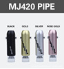 Amazon's new PIPE MJ420 Creative Metal Smoke Fighting Smooth Tobacco Filter Filter Smooth Factory Wholesale