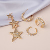 Brand long accessory, earrings, diamond encrusted, European style, wholesale