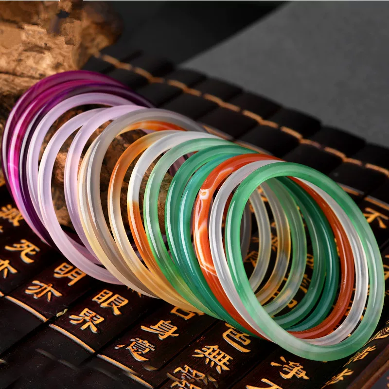 Agate bracelet jade