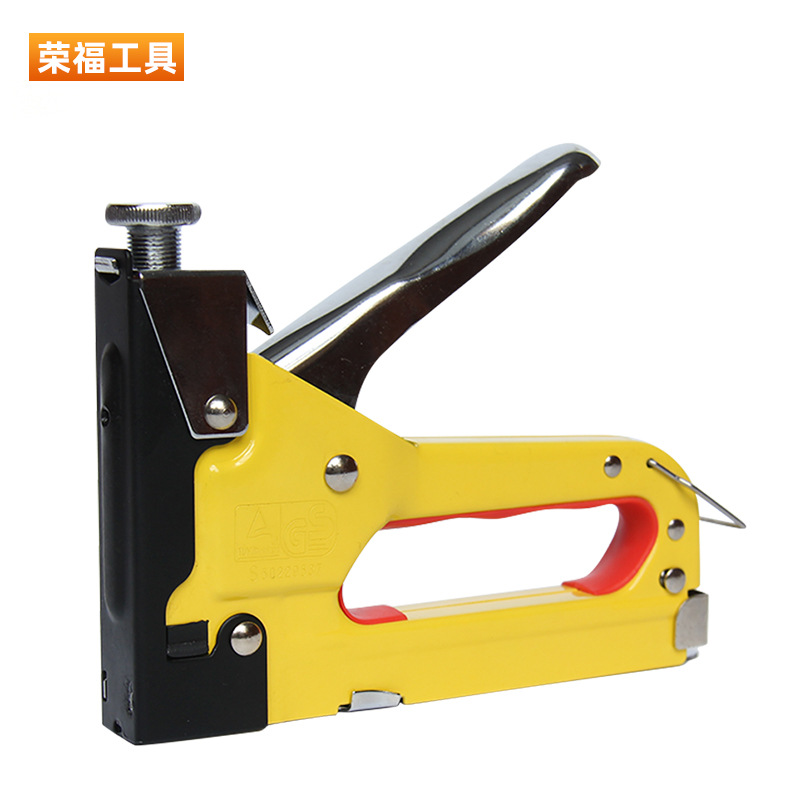 销售上海广东4-14MM金属喷塑手动打钉枪手动码钉枪U型打钉抢器