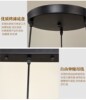 Retro LED Scandinavian coffee bar ceiling lamp for living room, suitable for import, Amazon, American style