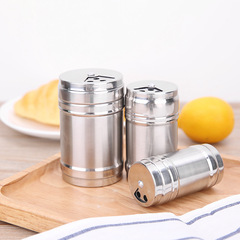 Wholesale stainless steel barbecue seasoning jar seasoning pepper chili powder jar cumin seasoning powder bottle toothpick bottle pepper bottle
