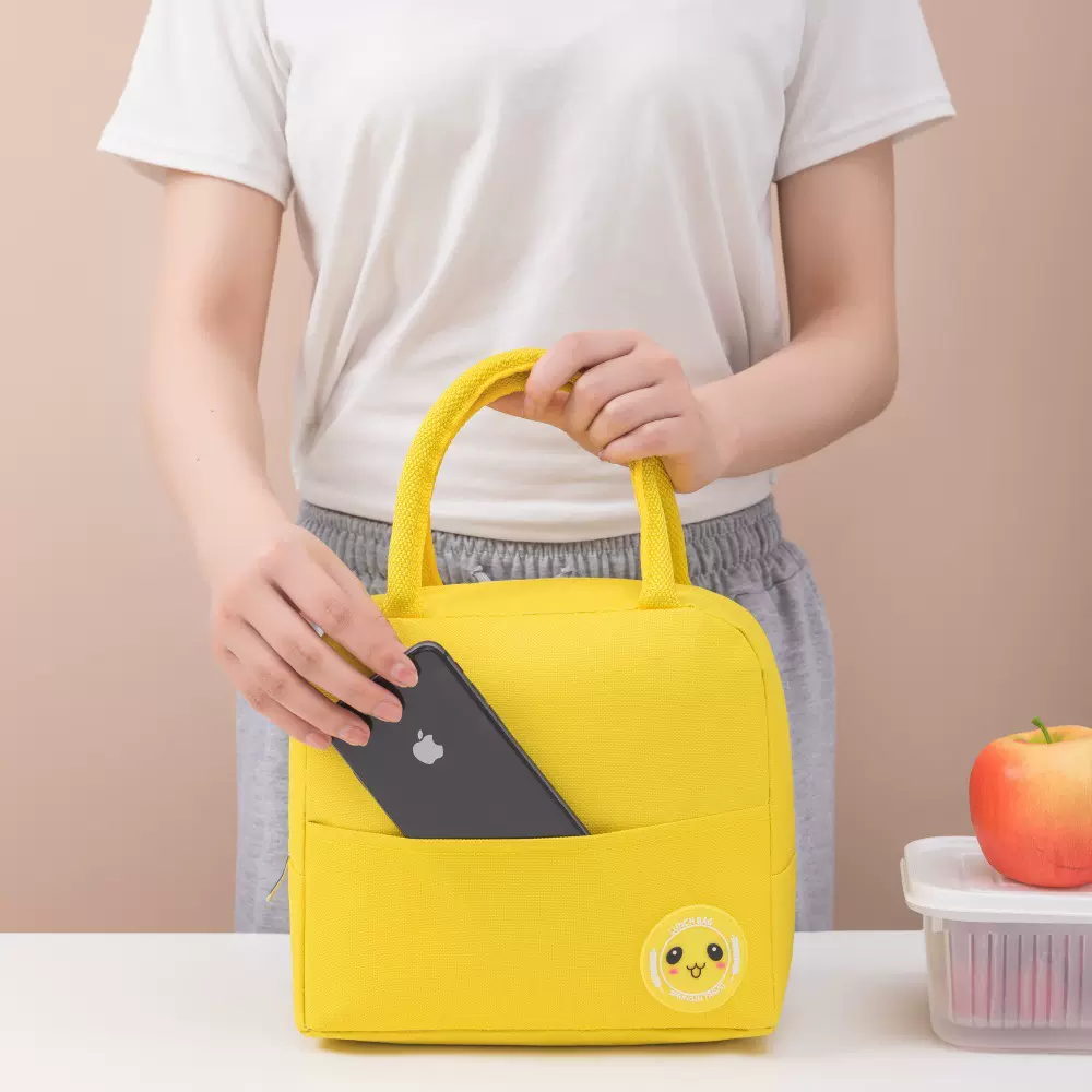 手提便当包厂家直销野餐保温袋牛津布上班午餐饭盒袋手拎学生冰包