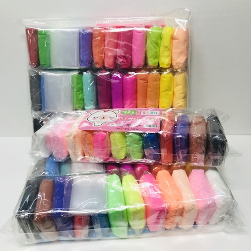 Preschool toys and supplies children DIY ultra-light clay storage box set craft colored clay modeling clay 24 colors clay