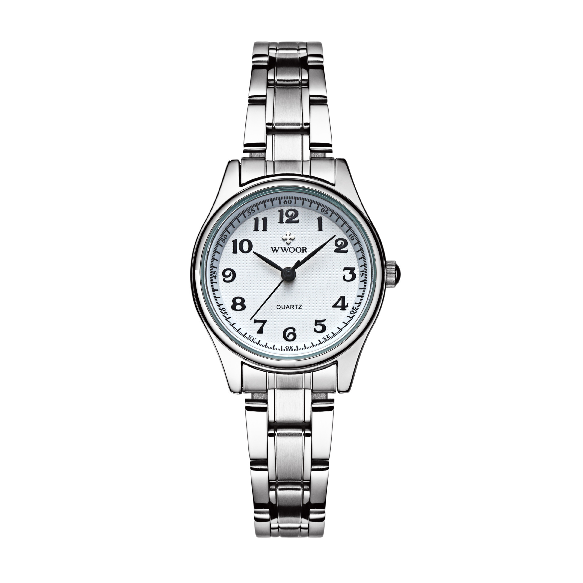 WWOOR con amor nueva pareja casual reloj de cuarzo para hombre calendario impermeable simple reloj de moda para mujer 8805