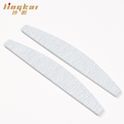 半月形指甲锉廠家直銷砂紙搓條美甲工具工廠打磨條灰色紋搓條