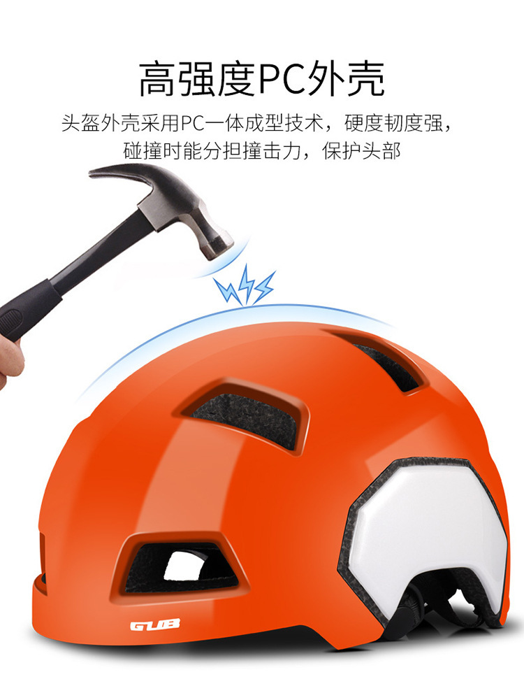GUB V3 城市头盔电动电瓶摩托车头盔男女通用夏季防晒安全帽近视头盔带磁吸镜片