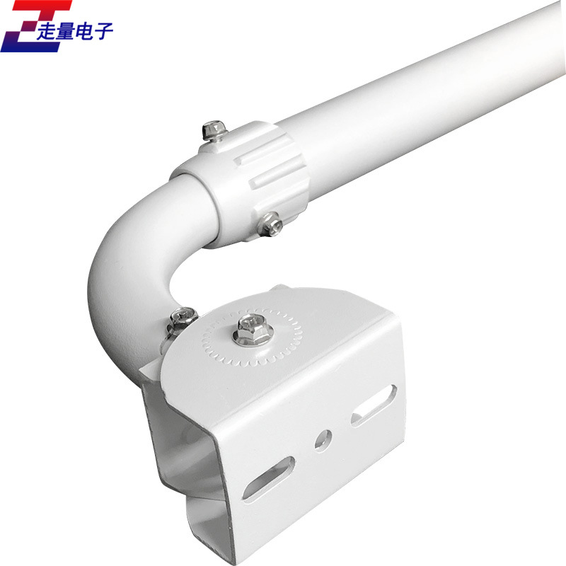 Cámara de vigilancia soporte telescópico pistola de aleación de aluminio cámara de elevación tipo L 30-60cm monitoreo extendido al aire libre