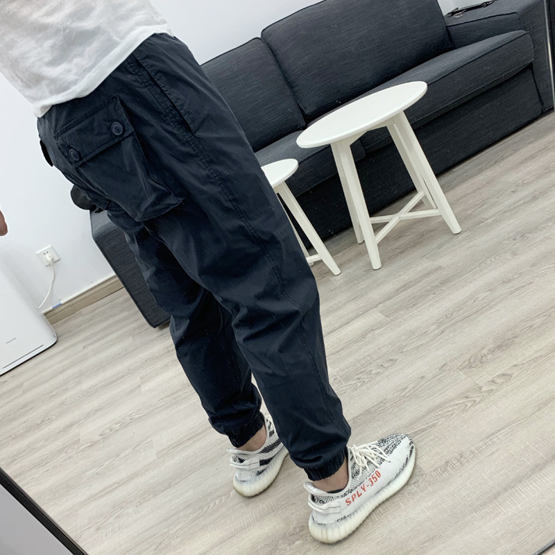 Ultra-thin Quick-drying Outdoor Protective High-elastic Soft Lightweight jogger Leg Pants Loose-fit Japanese Casual Pants