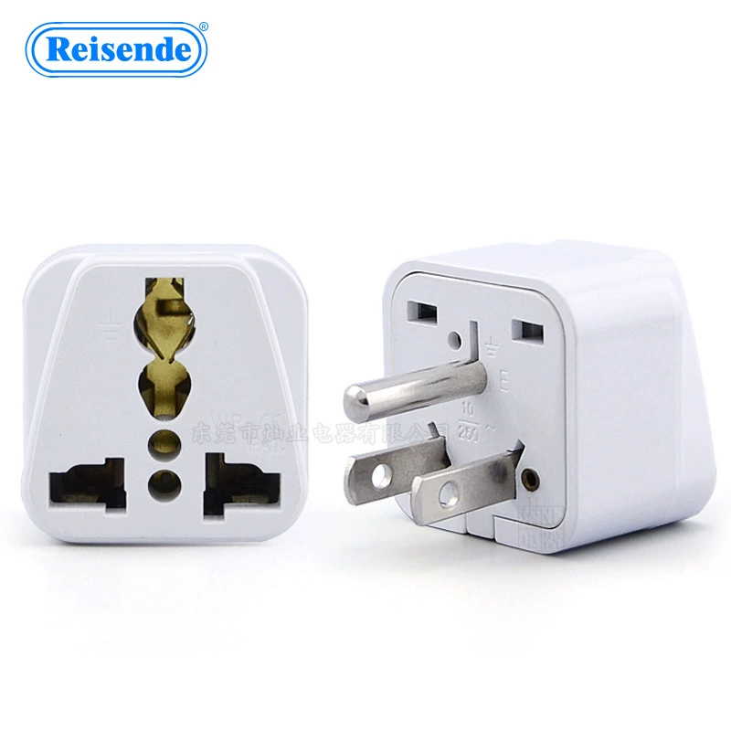 Factory spot supply US standard conversion plug CE certification American travel conversion socket US standard conversion header