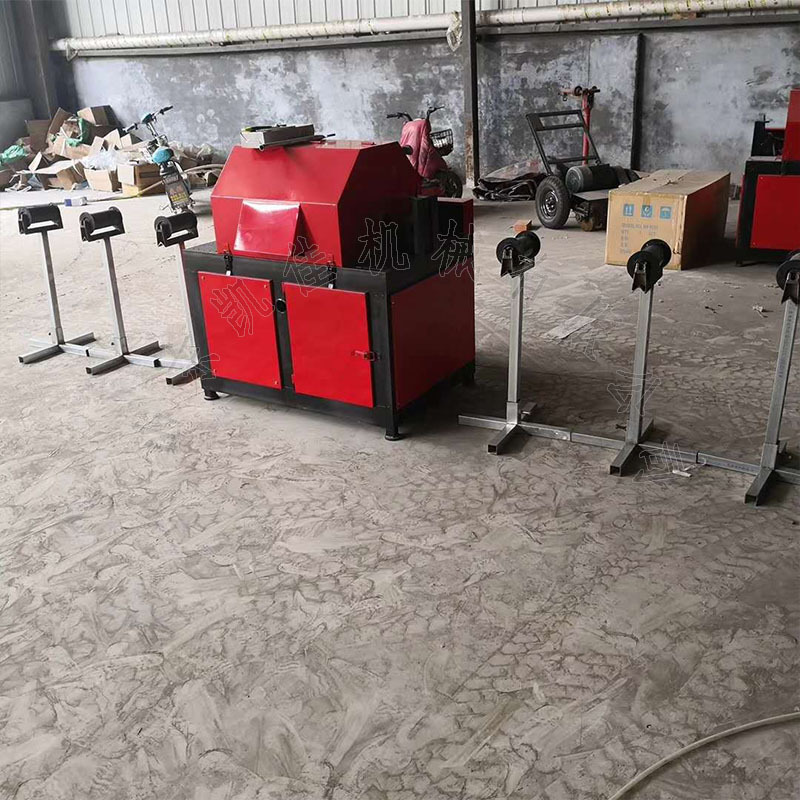 新款钢筋除锈机 预应力工地圆钢螺纹钢除锈机 钢筋翻新抛光机现货