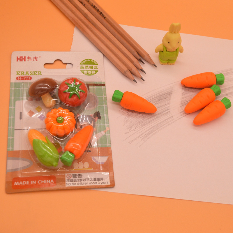 Cartoon eraser lovely originality pupil clean the republic of korea originality fruit animal Elephantiasis prize
