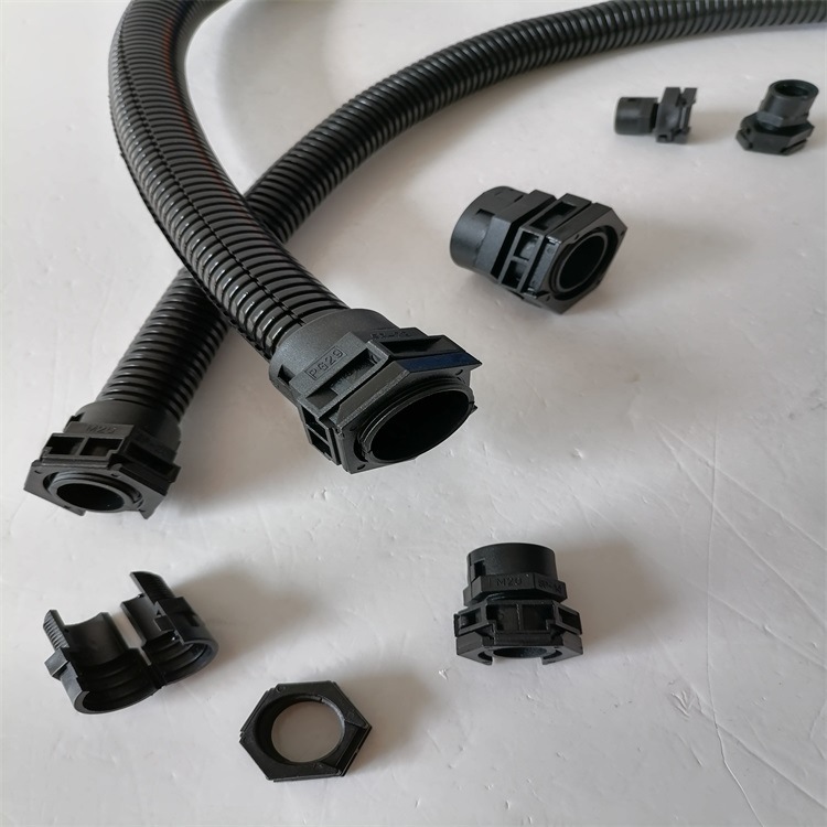 尼龙可开式波纹管接头 PG21双拼波纹管接头AD25.8