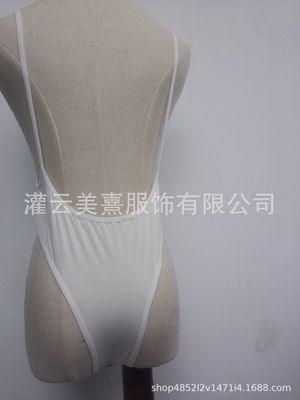 依香漫新款情趣内衣性感诱惑清纯日本紧身连体开裆泳衣一件代发