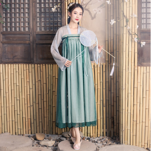 National season embroidery Hanfu fairy Qing student adult retro Hanfu Ru skirt