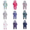Manufactor Direct selling Fleece Cap Climbing clothes Long sleeve one-piece garment baby go out baby Romper wholesale
