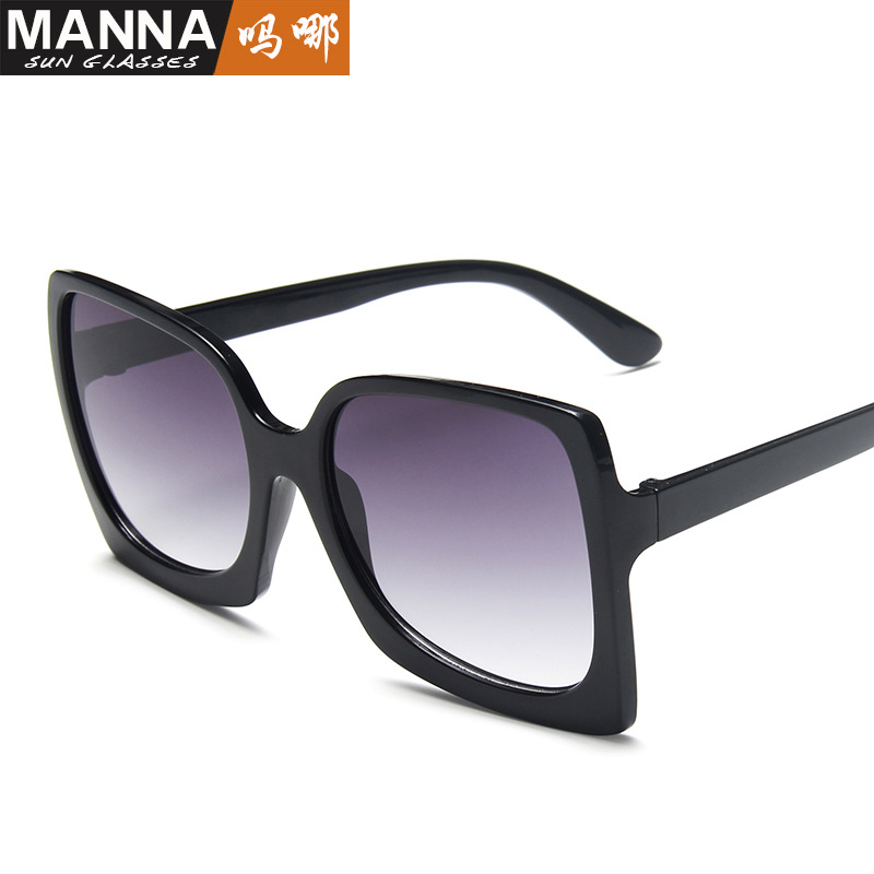 Tiktok, Fashion, Big Frame, Red Sunglasses, Big Face, Thin, Unique, All