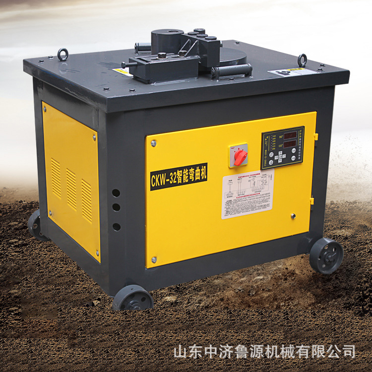 中济鲁源GW32智能弯曲机弯箍机数控弯箍机32三级螺纹钢厂家供现货