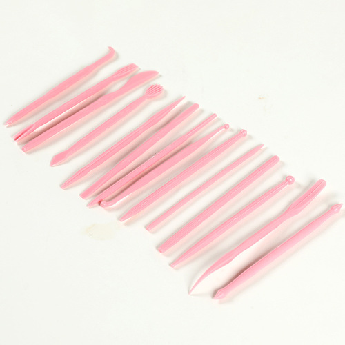 Pottery tools for children and students, hand-made DIY clay sculptures, double-head texture clay sculpture tools