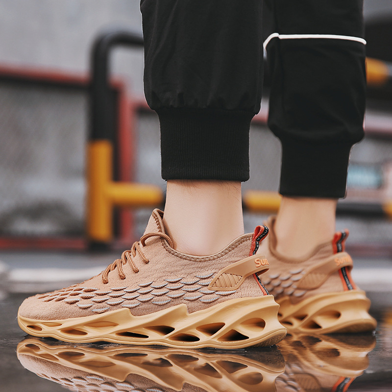 sports students fashion running spring and autumn new running leisure new dad students Korean version of men's shoes 8 undefined