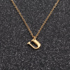 Necklace stainless steel with letters, Aliexpress, Amazon, simple and elegant design