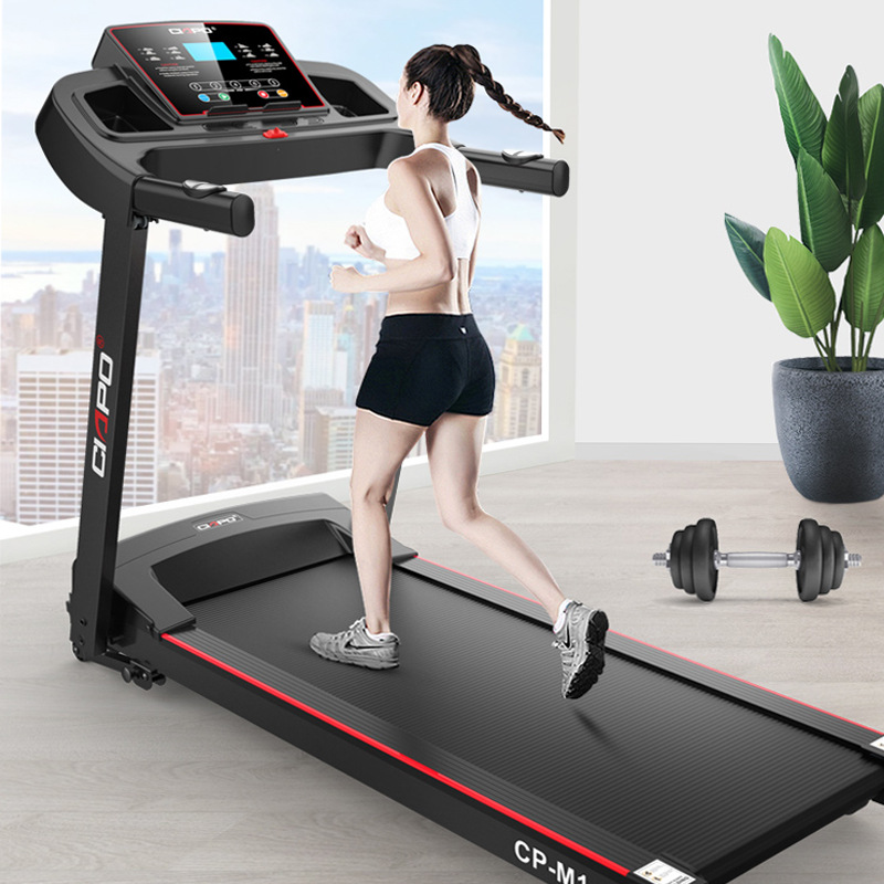 Manufacturer Cross-Border M1 Treadmill Household Small Ultra-Quiet Bluetooth Treadmill Foldableing Sports Fitness Equipment Gift