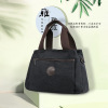 Men's cloth travel bag, capacious purse, linen bag, retro one-shoulder bag