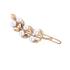 Brand metal golden hairgrip, hairpins, hair accessory, bangs, accessories, simple and elegant design, Korean style, frog