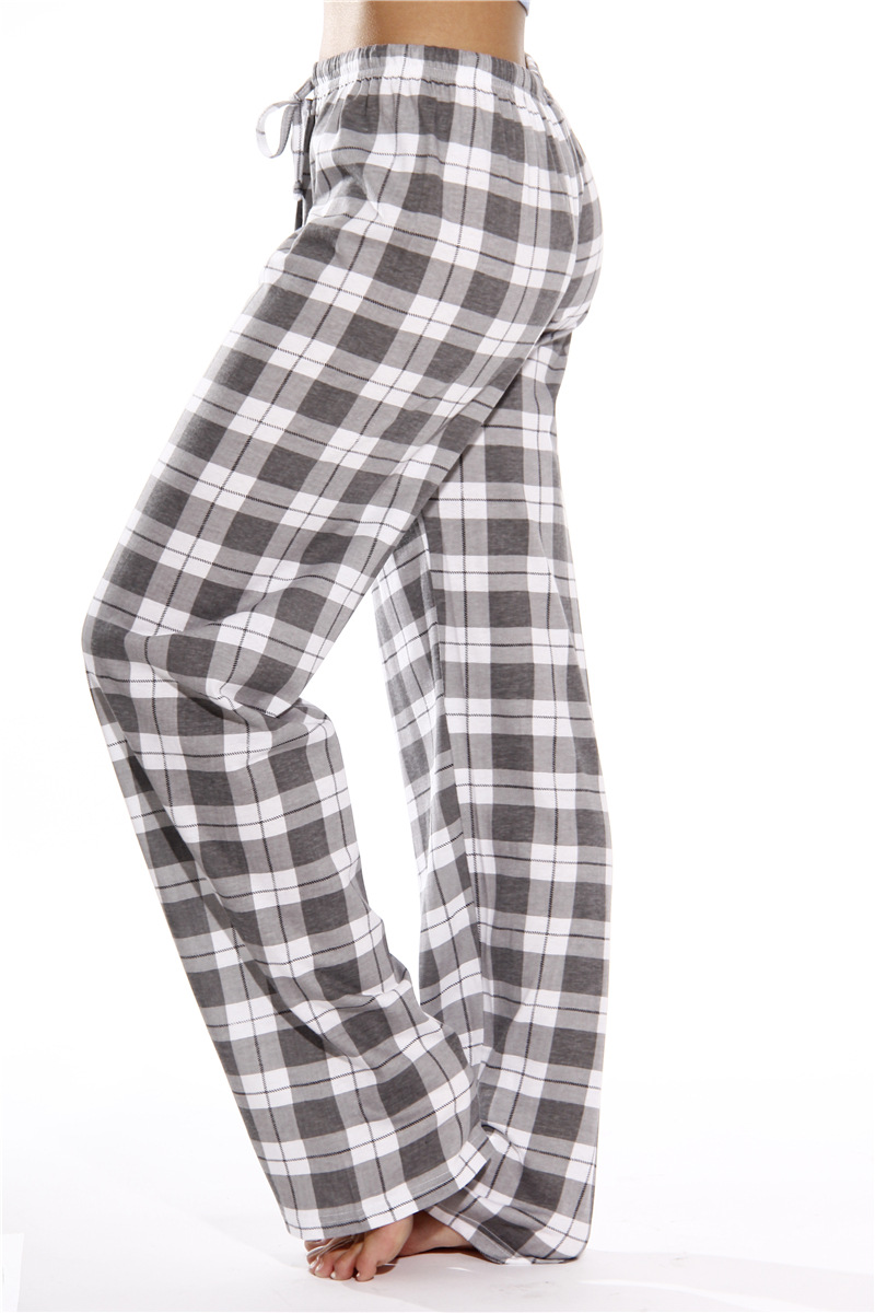 245g Weight Full Length Pants Length Spandex, Polyester Fabric Type Mid Waist Waist Line Casual Pants, Straight Pants Pants Type Stretchy Elasticity Holiday, Daily Occasion Loose Fit Type Plaid Pattern Summer, Spring Season Women's Gender Streetwear Style Women's Holiday Daily Streetwear Plaid Full Length Casual Pants Straight Pants 7