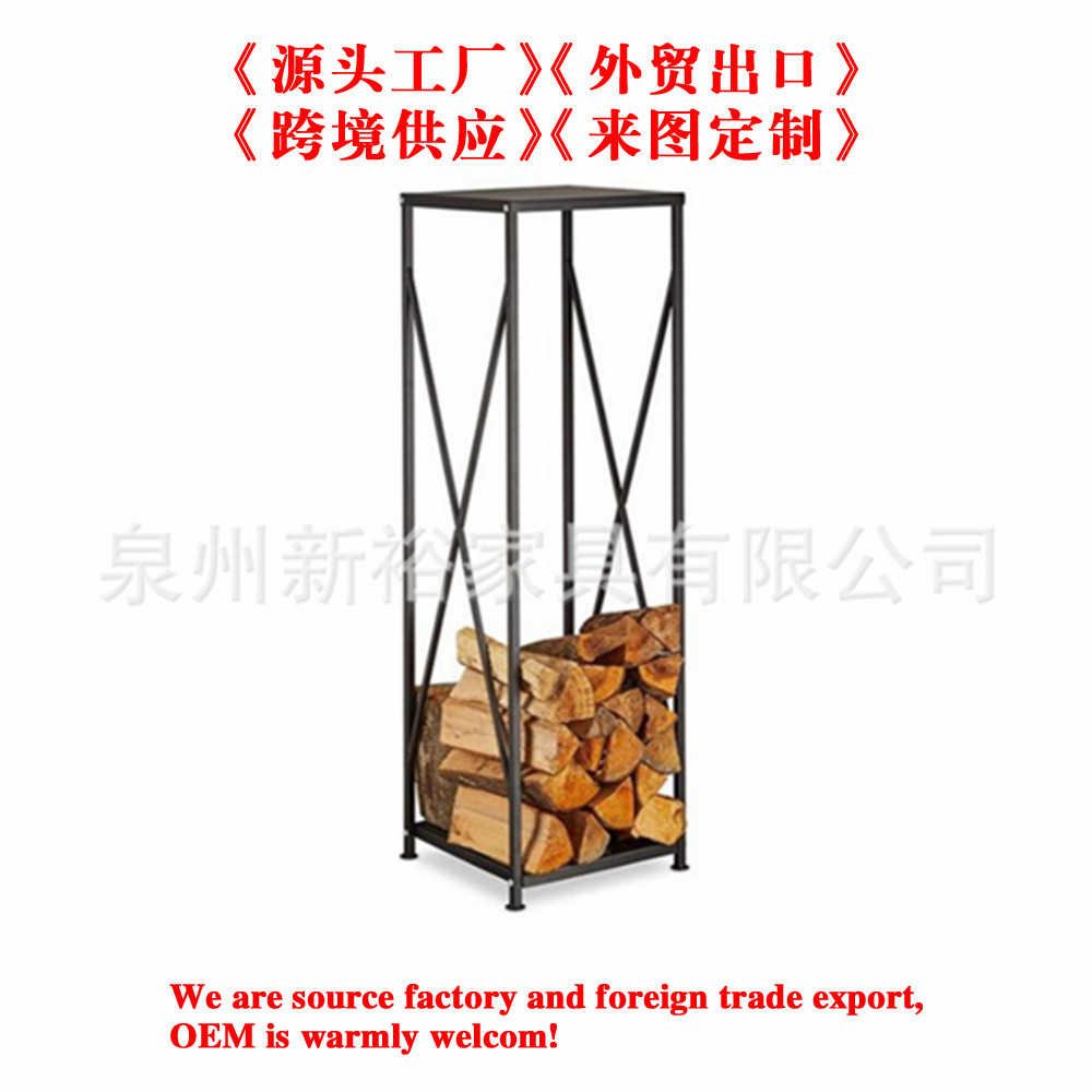 亚马逊热销室内室外柴火架储木架置物架放柴架简易木柴架
