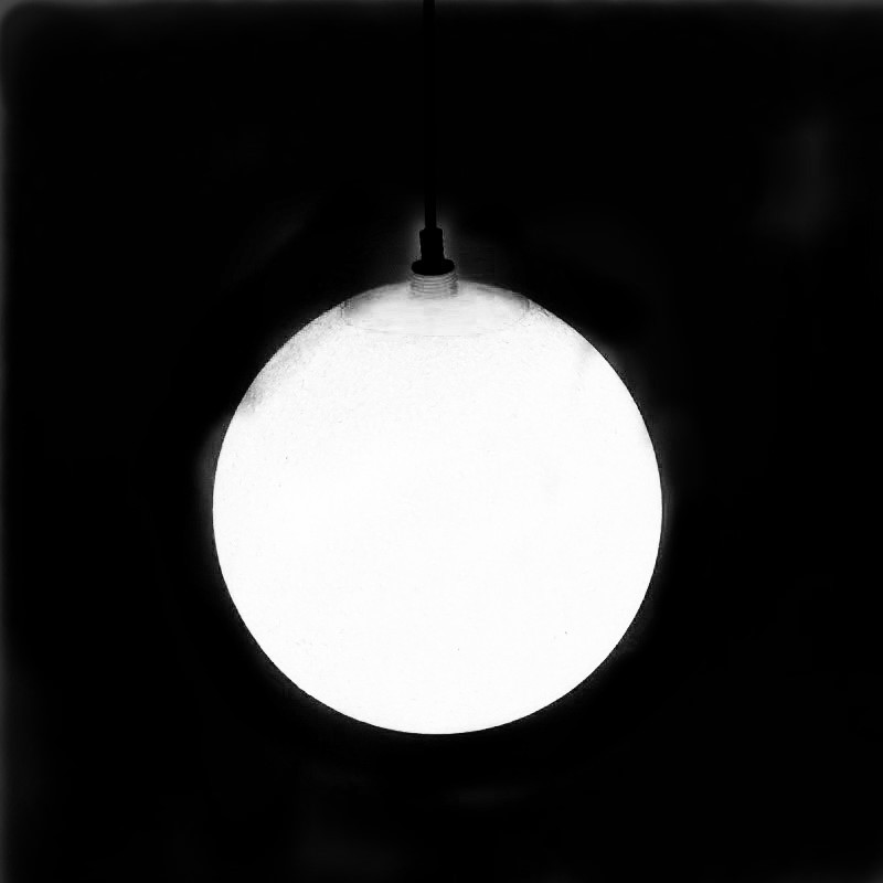 Cross-border outdoor led rice ball hanging tree lamp, crystal spherical shape, kindergarten street lighting landscape decoration detail image 4