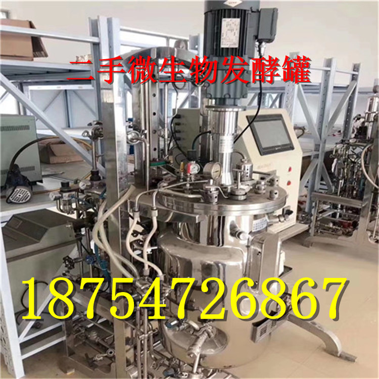 二手全自动磁力搅拌发酵罐 玻璃发酵罐 微生物矿物富集发酵罐系统