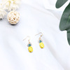 Cute earrings, fruit ear clips, Japanese and Korean