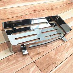 304不鏽鋼免打孔單層長方型洗手液置物架浴室多層角架廚房收納架