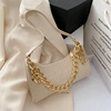 Chain on chain, brand one-shoulder bag, phone bag, internet celebrity