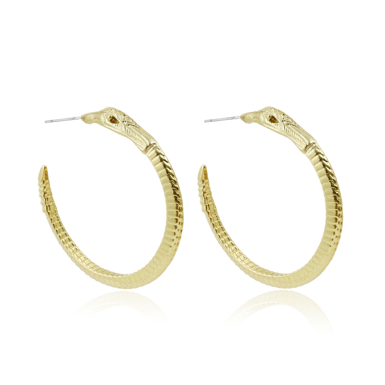 Exaggerated Punk Style Jewelry Snake Earrings Fashion Trend Earrings Wholesale Nihaojewelry display picture 4