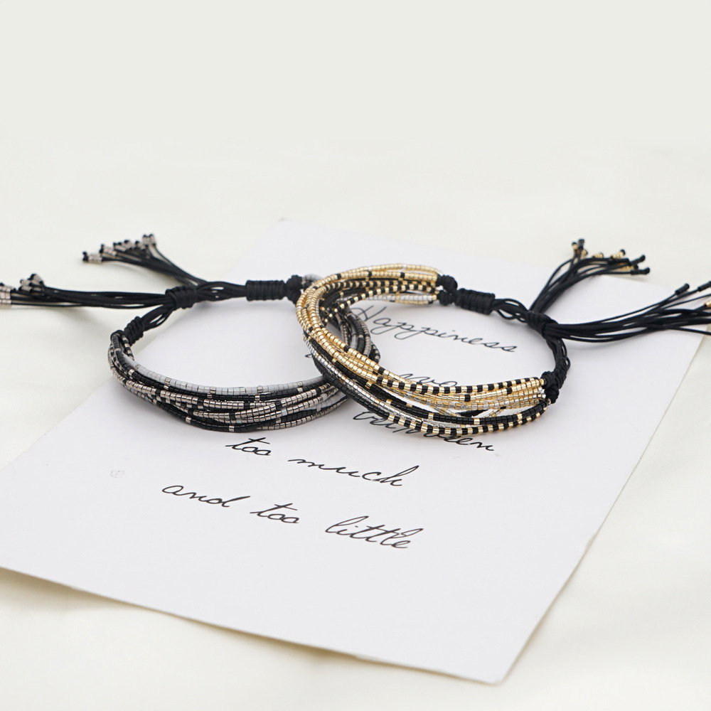 Nouvelles Perles Miyuki À La Main Perlées Rétro Multicouches Portant Un Petit Bracelet Femmes En Gros display picture 2