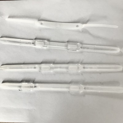 活页笔记本夹子 透明塑料活页夹 资料夹子 文件夹配件2孔蛇型夹|ms