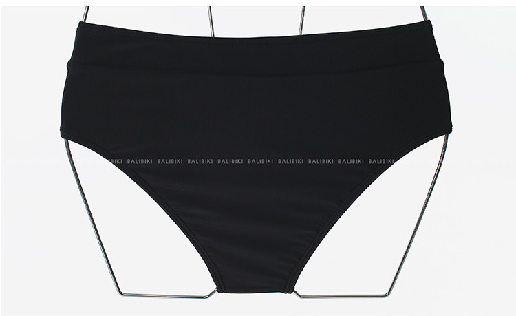 Korean bikini print steel sexy split swimsuit three-point style NSHL4034