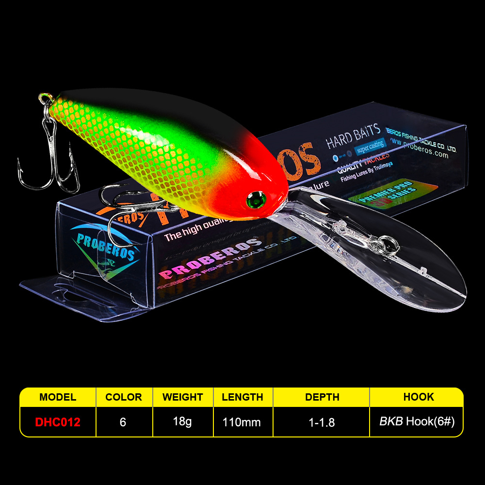 Sinking Crankbaits Fishing Lures  Deep Running Crankbaits Fresh Water Bass Swimbait Tackle Gear