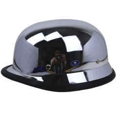 ZR series ZR-307 electroplated silver helmet DOT certified Harley retro helmet M35 motorcycle helmet mirror