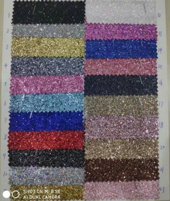 Manufactor goods in stock sale Stretch fabric Sand Flash Reflective Fabric apply Toys Stationery technology Jewelry