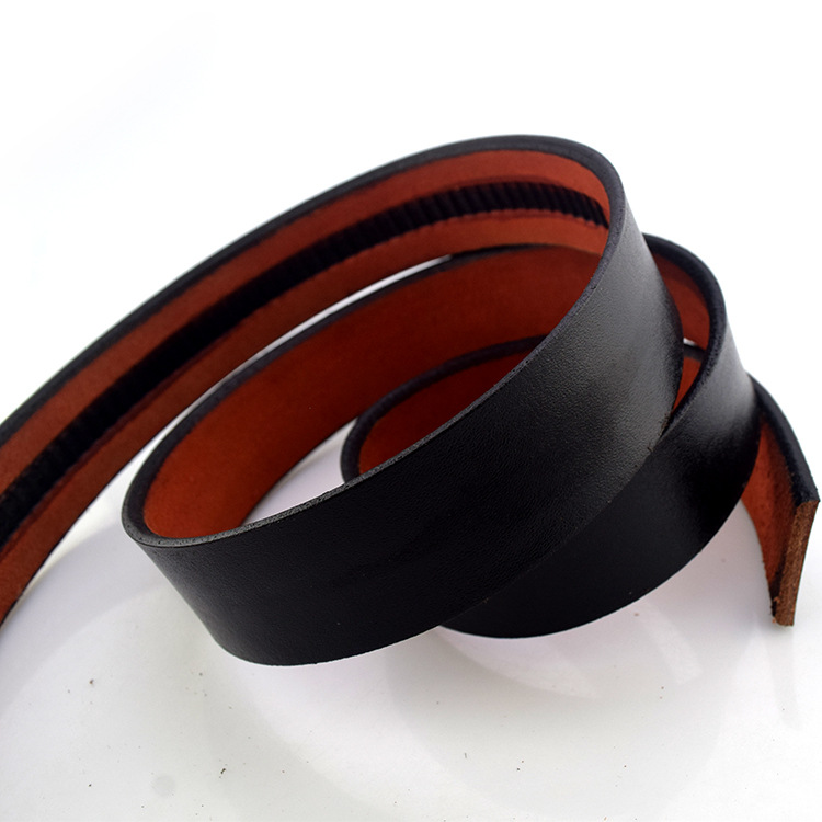 Rivers and lakes Stall Night market Belt Source of goods automatic Card slot Oil edges Zhen Zhang cowhide cutting waist belt wholesale