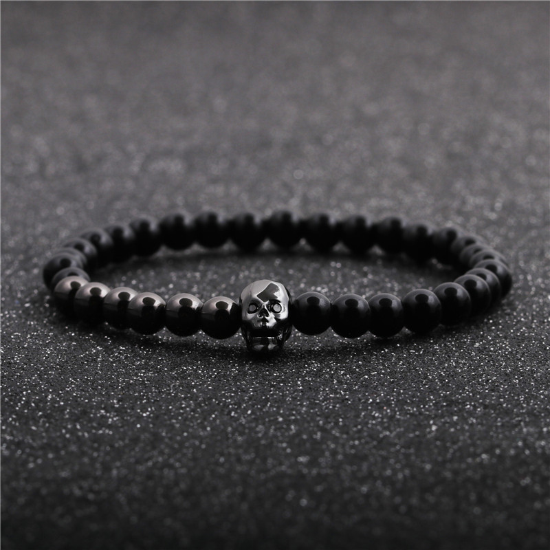 fashion new Skull Demon Eyes Beaded Bracelet