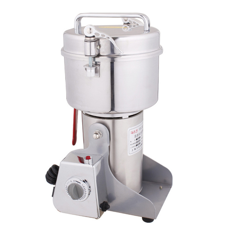 摇摆式钢中药粉碎机500克g超细磨粉机家用电动打粉机小型研磨机|ms