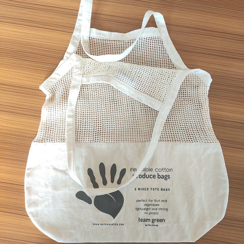 超市水果棉网袋 水果棉网兜 蔬菜包装网袋BSCI工厂