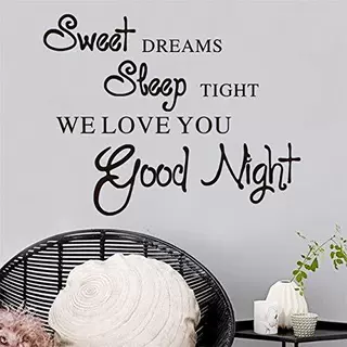 精雕墙贴 爆款Sweet Dreams客厅卧室背景环保PVC墙贴 批发