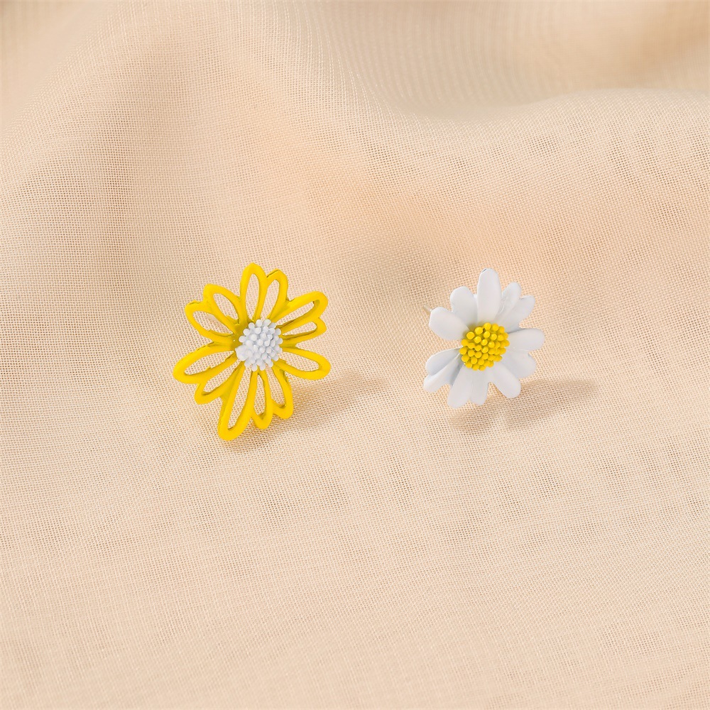 Flower Plating Alloy Earrings Ear Studs display picture 9