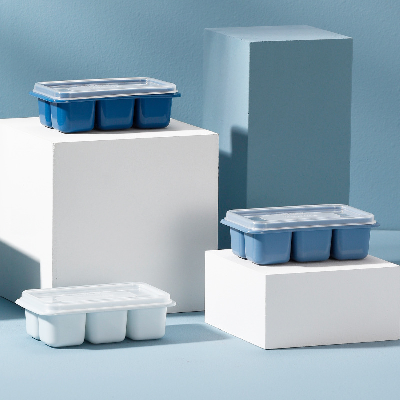 Cross border Artifact household Ice block Ice cream mould With cover Ice block Quick-freeze Ice Cube Ice box wholesale