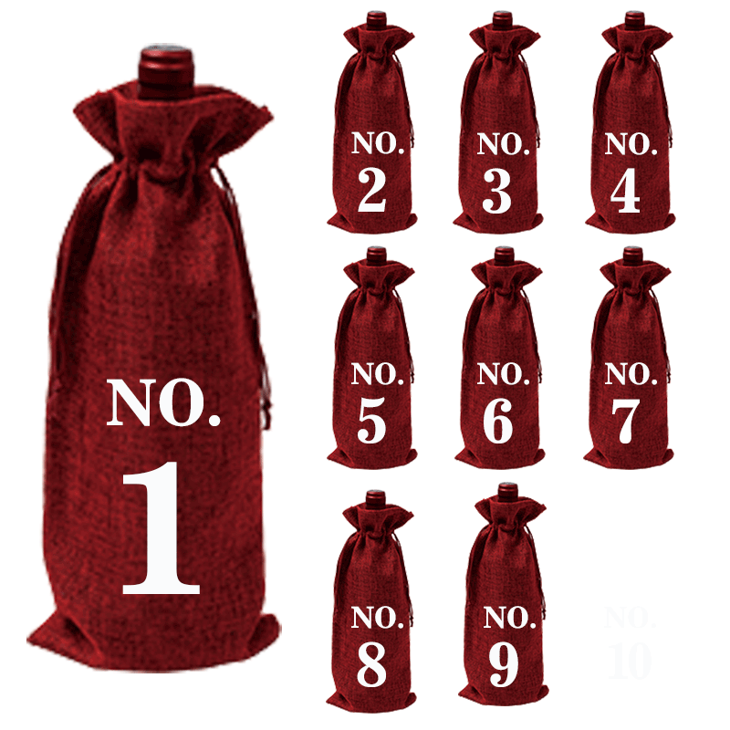 酒红色酒袋